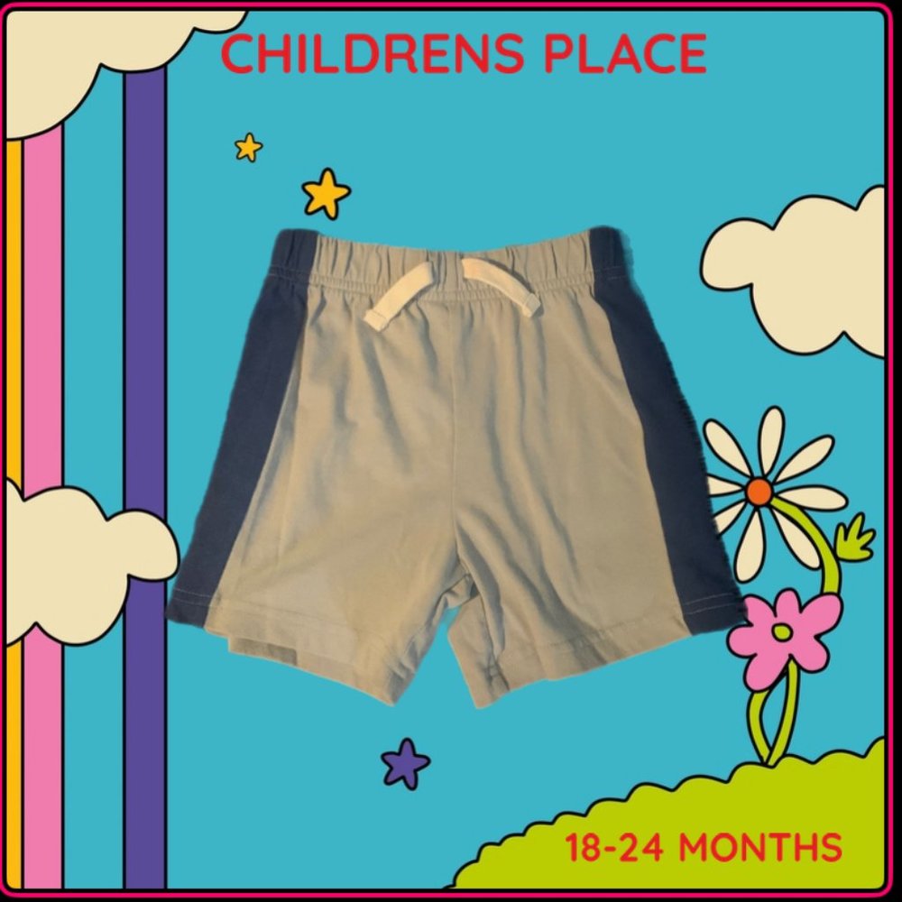 CHILDRENS PLACE SHORTS FOR KIDS GREY COLOURED SIZE 18-24 MONTHS